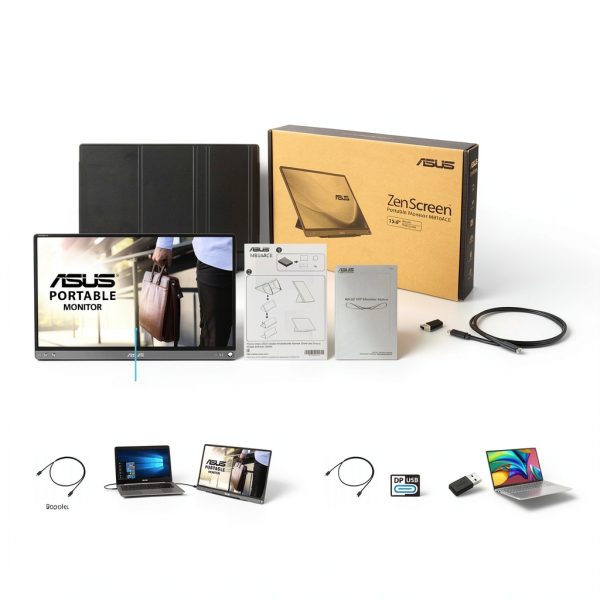 ASUS ZenScreen 15.6 FHD IPS Portable Monitor USB C-7