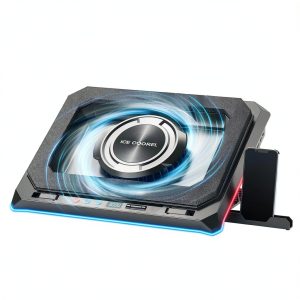 Gaming Laptop Cooling Pad RGB Turbofan Adjustable Stand-0