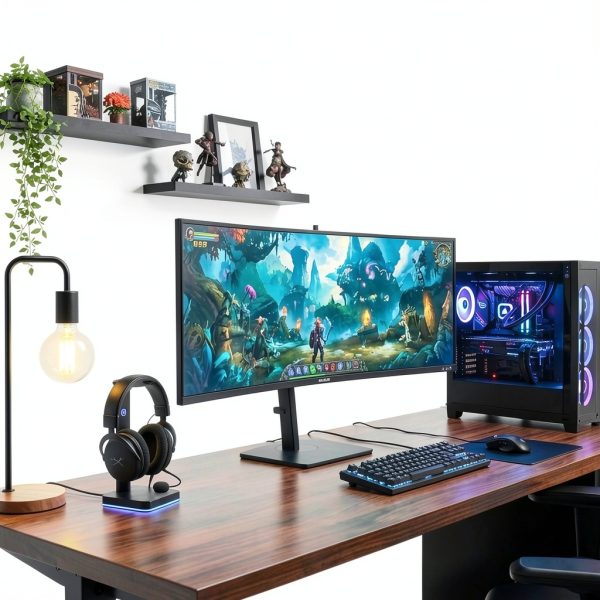 Deco Gear 49 Curved Ultrawide Gaming Monitor 165Hz KVM-1