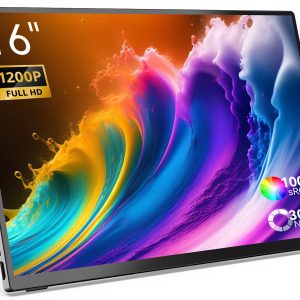 MINIX SF16 Portable Monitor 16 Inch HD USB C Touch-0