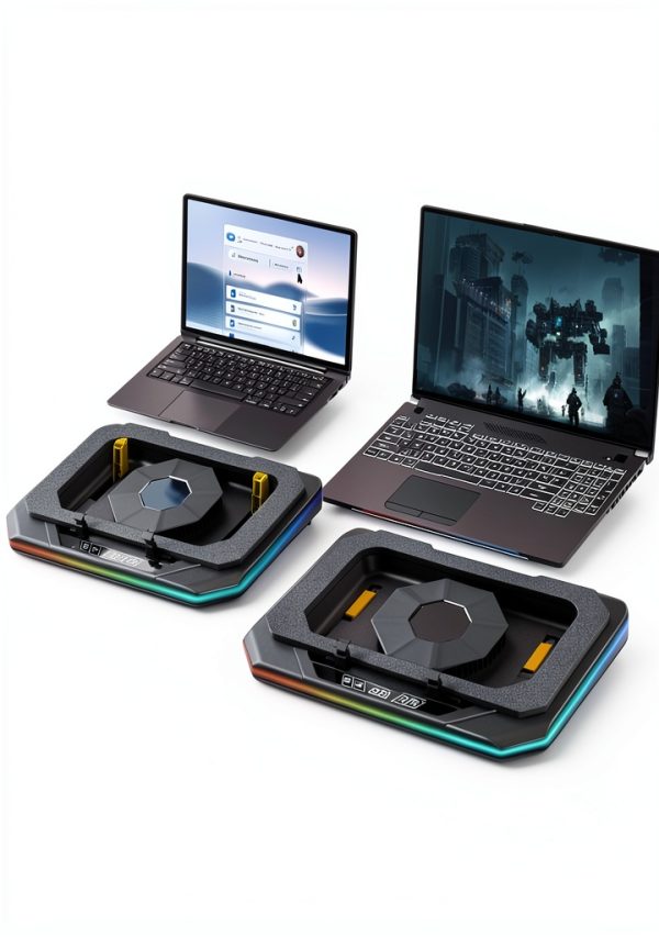 Pavo Laptop Cooling Pad RGB Fan USB Ports Gaming-1