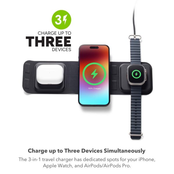 MagSafe 3-in-1 Travel Charger for iPhone Apple Watch AirPods-7