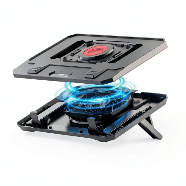 GT300 Laptop Cooling Pad Turbo Boosted Cooler Adjustable-1
