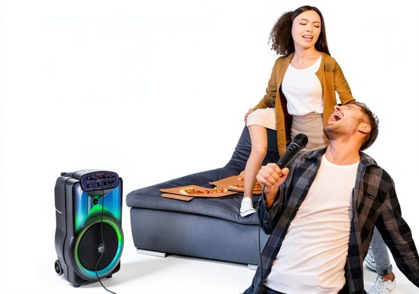Emerson EDS-1220 Portable Bluetooth Party Speaker Flame-9