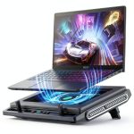 Laptop Cooler Black 3500 RPM Turbofan Gaming Performance-0
