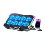 K10 Laptop Cooling Pad 8 Fan RGB Gaming Laptop Cooler-0