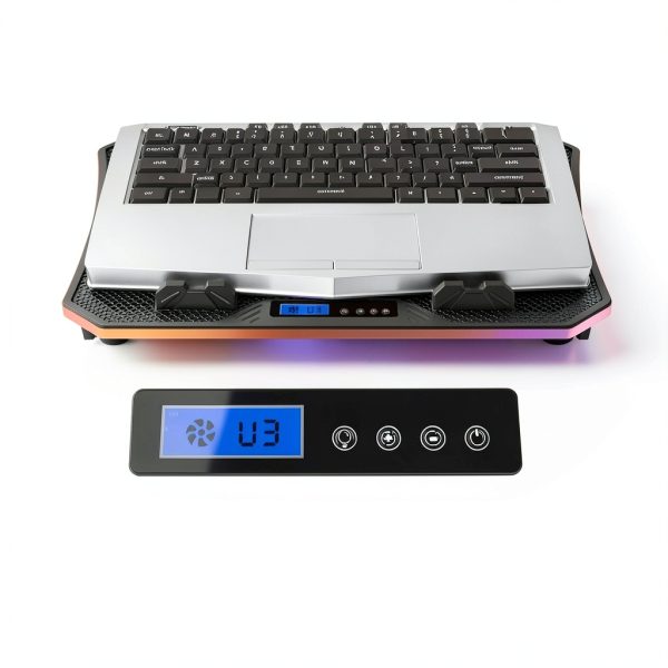 Pavo Laptop Cooling Pad Gaming Six Fans LED Light-4