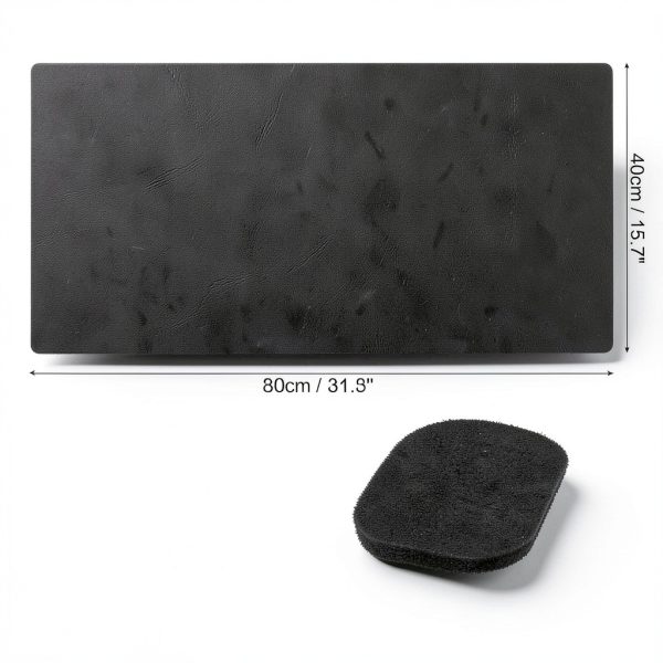 Felt Desk Pad Protector Black Gray Wine Red Home Office-1