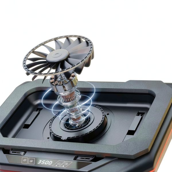 Gaming Laptop Cooling Pad RGB Lighting Heat Dissipation-1