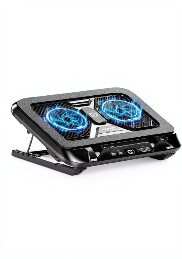 Pavo Laptop Cooling Pad Dual Core Coolers RGB Lighting-2