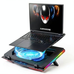 Gaming Laptop Cooling Pad Turbo Fan Speed Control LED-0