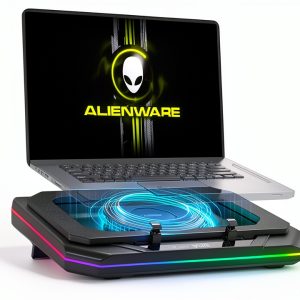 Gaming Laptop Cooling Pad Turbo Fan RGB Lights 18 Inch-0