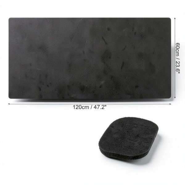 Felt Desk Pad Protector Large Black Office Home Workspace-1
