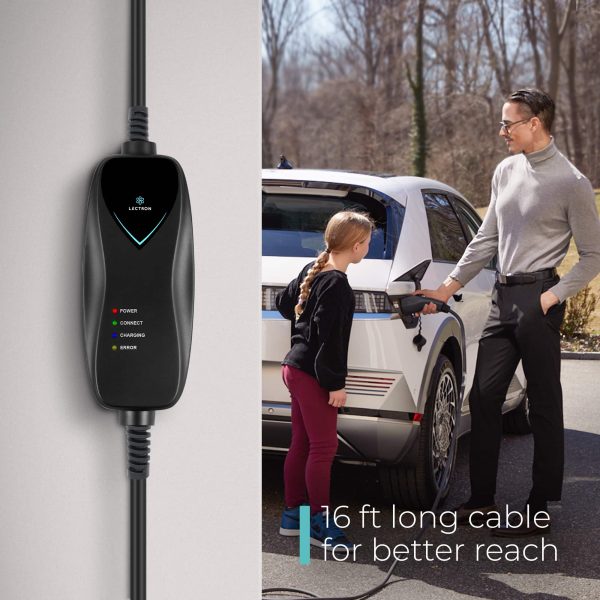 Lectron J1772 Level 1 EV WiFi Charger NEMA 5 15-3