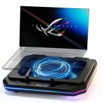 Gaming Laptop Cooling Pad RGB Lighting USB Hub Heat-0