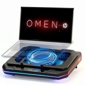 Gaming Laptop Cooling Pad RGB Fan Speed Control-0