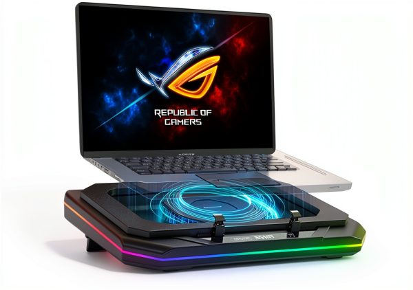 Gaming Laptop Cooling Pad RGB Lighting Heat Dissipation-0