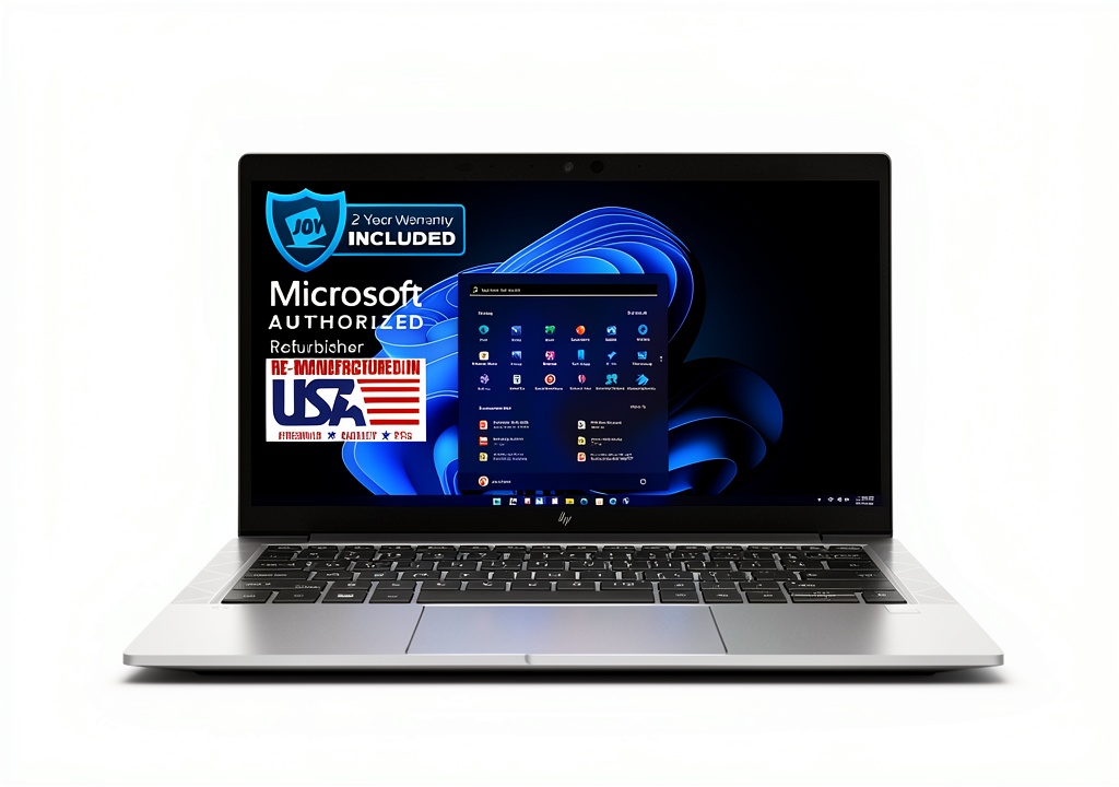 Metra 830 G7 laptop displaying a high-resolution screen on a desk