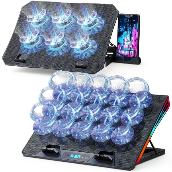 Pavo Laptop Cooler RGB Gaming Cooling Stand Performance-0